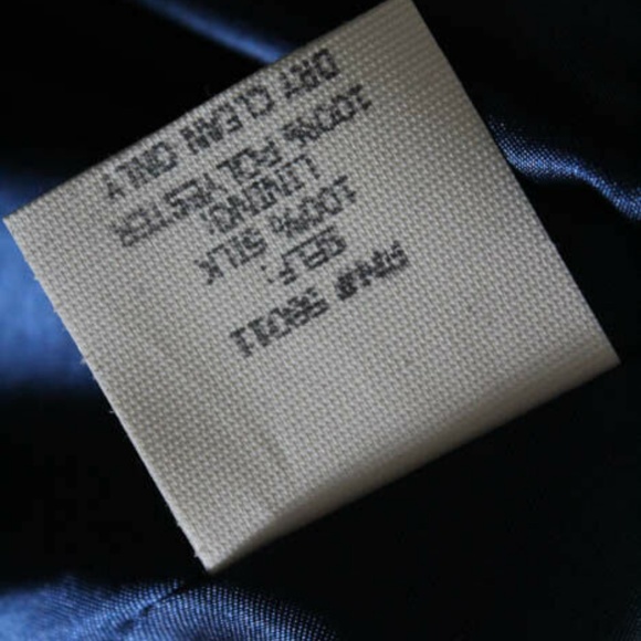 Kurt Thomas Blue Silk One Shoulder Jeweled Dress 6 - Picture 7 of 8